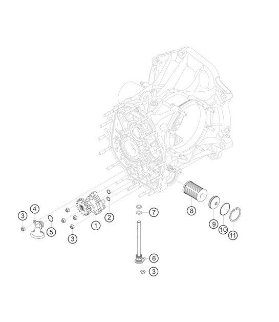 Diagram 3.3-07 Porsche Boxster 986/987/981 (1997-2016) Transmission