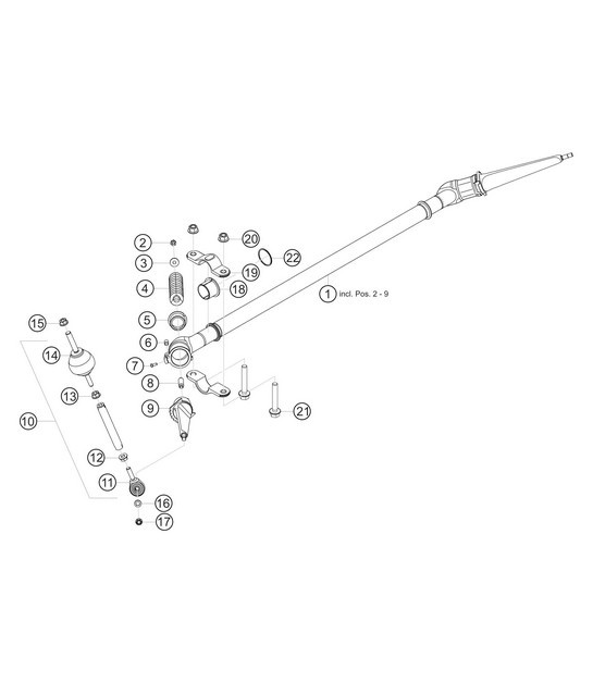 Diagram 4.4-05 Porsche 992 (911) MK1 2019-2024 Front Axle, Steering 