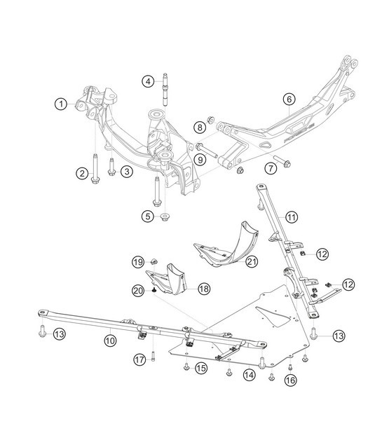 Diagram 5.5-01 Porsche Boxster 986/987/981(1997 年 - 2016 年) 后轴
