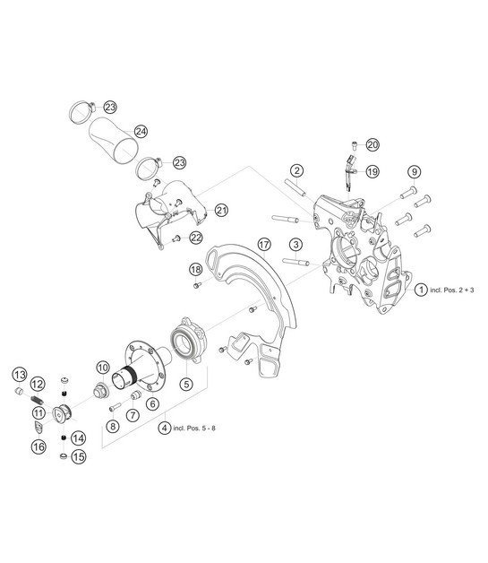 Diagram 5.5-04 Porsche 996 C2 3.4L 1997-08/01 Rear Axle