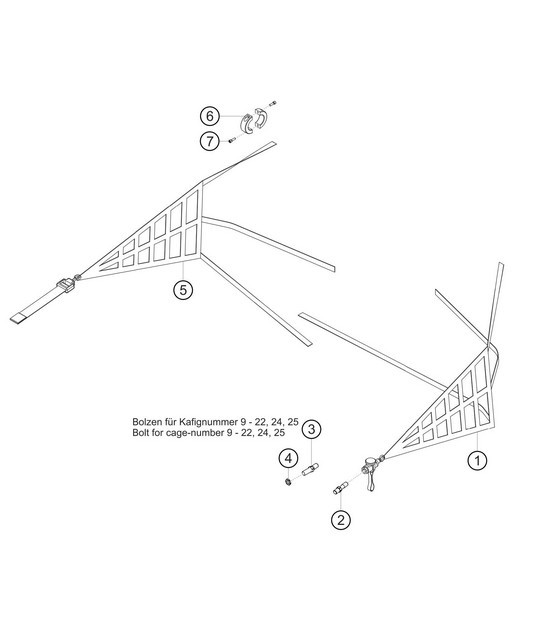 Diagram 8.8-20 Porsche 955 Cayenne S 4.5L V8 2003-06 Body