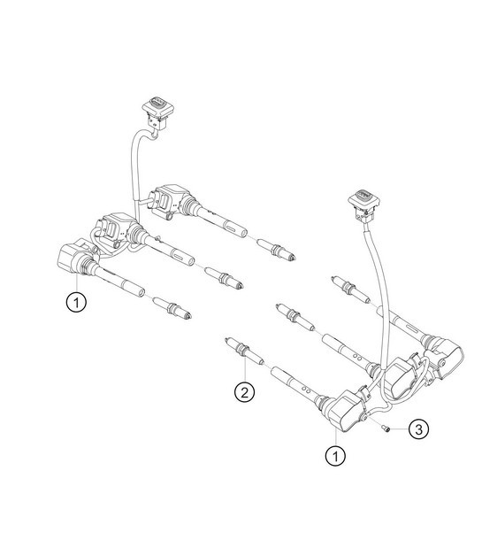 Diagram 9.9-02 Porsche Cayenne S V6 3.0L Hybrid 380HP Electrical equipment