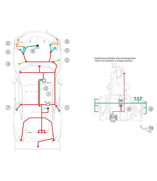 Diagram 9.9-04 Porsche 992 (911) MK1 2019-2024 Electrical equipment