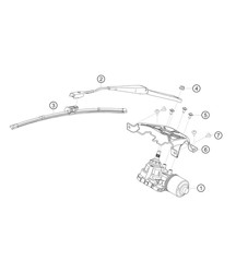 Unità tergicristallo 911 (992) GT3 CUP 2021