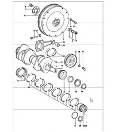 crankshaft 911 TURBO 1975-77