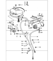 fuel system front 911 TURBO 1975