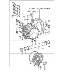 trasmissione di ricambio, scatola trasmissione 911 TURBO 1975-77