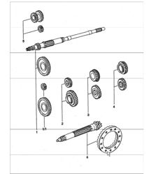 gear wheel sets 4-speed transmission
