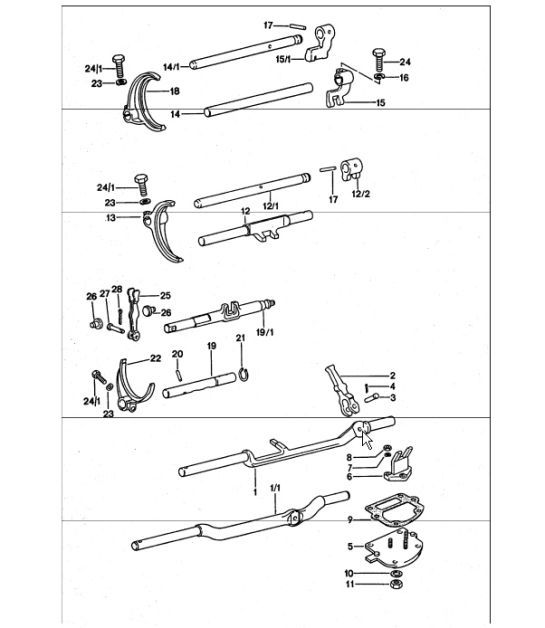 Diagram 304-00 Porsche Cayenne Turbo S E-Híbrido V8 4.0L 550 CV 