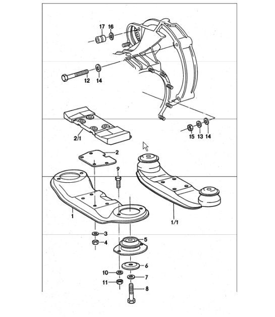 Diagram 306-00 Porsche 开曼 S 3.4L 987C 2005-08 传播