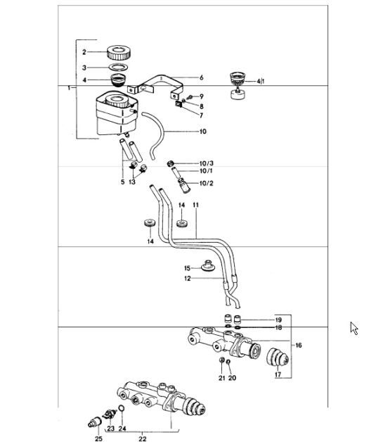 Diagram 604-00 Porsche Cayenne 9YA 2018-2023 