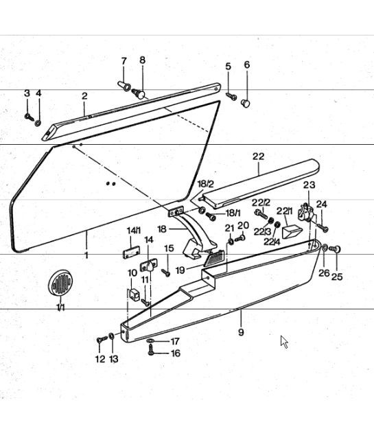 Diagram 807-10 Porsche 996 C4 3.4L 1997-08/01 Carrozzeria