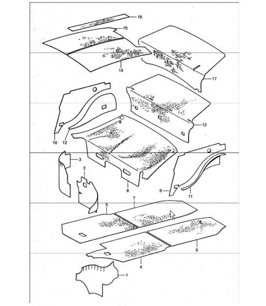 Diagram 807-20 Porsche 911/912 (1965-1989) Carrosserie
