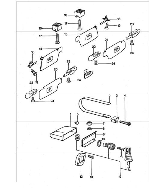 Diagram 809-05 Porsche Cayenne 3.0L Diesel 2007>> Carrozzeria