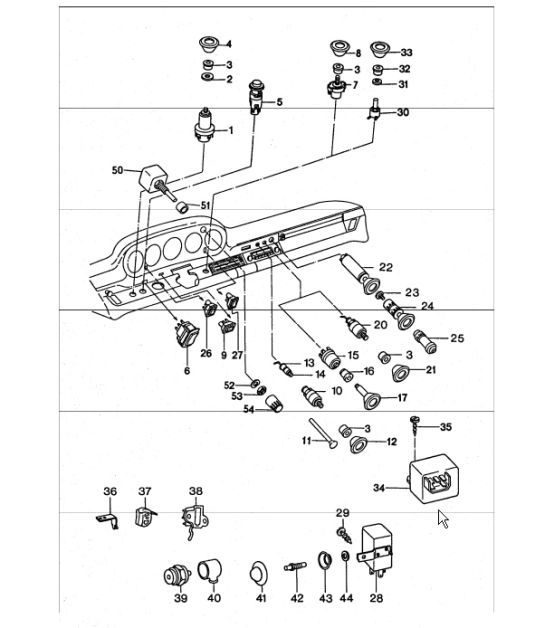 Diagram 903-05 Porsche 911/912 (1965-1989) Équipement électrique