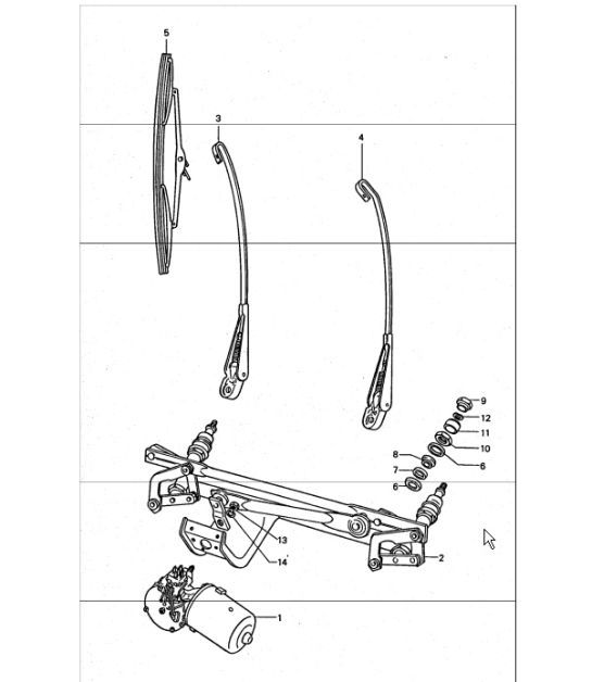 Diagram 904-00 Porsche Cayman 987C/981C (2005-2016) Materiale elettrico
