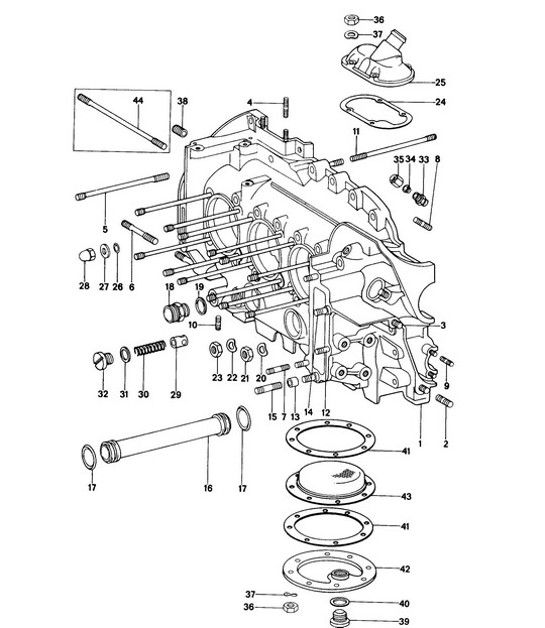 Diagram 101-005 Porsche Cayenne 9YA 2018-2023 