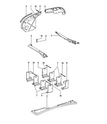 Engine cover /  Air guide  914-6 1970-76