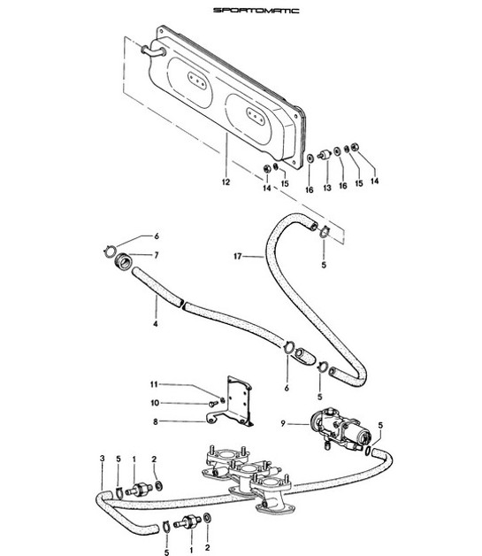 Diagram 107-020 Porsche Macan (95B) MK1 (2014-2018) Moteur