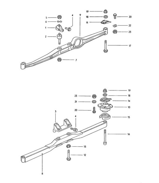 Diagram 119-000 Porsche 914 (1970-1976) 引擎