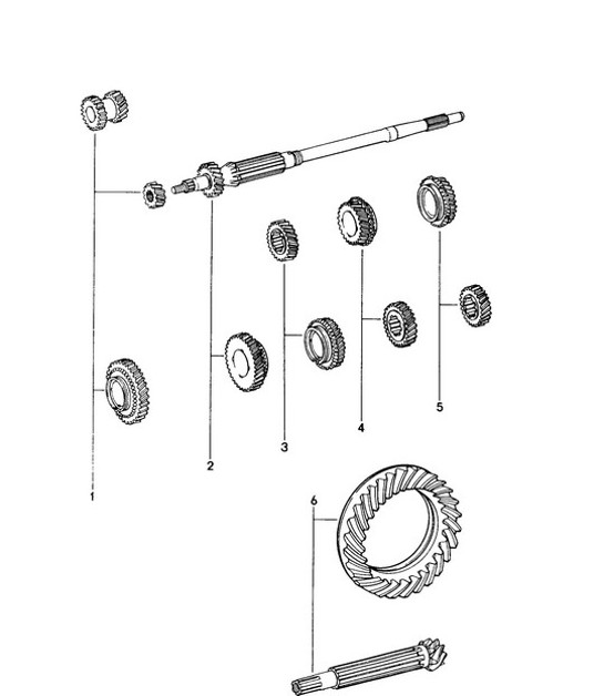 Diagram 303-000 Porsche 992 Targa 4 GTS 3.6L 
