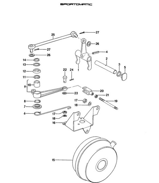 Diagram 307-000 Porsche 911/912 (1965-1989) Transmission