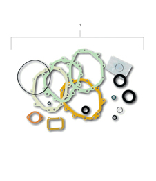 Gasket set  914 1970-76
