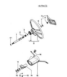 Stuuras / Stuurwiel / Stuurkolomschakelaar 914 1972>>