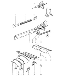 Chasis - Trasero - 914 1970-76