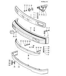 Paraurti ANTERIORE 914 1975&gt;&gt;