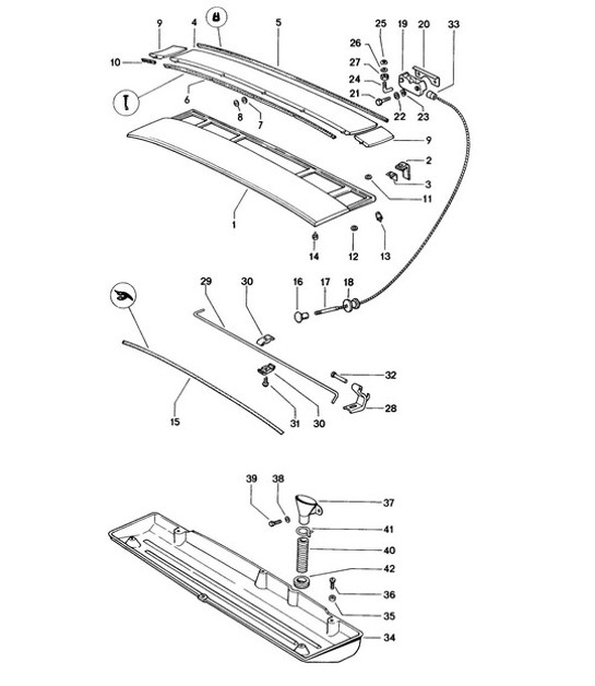 Diagram 803-005 Porsche Cayenne S/GTS 4.8L 2007>> Carrozzeria