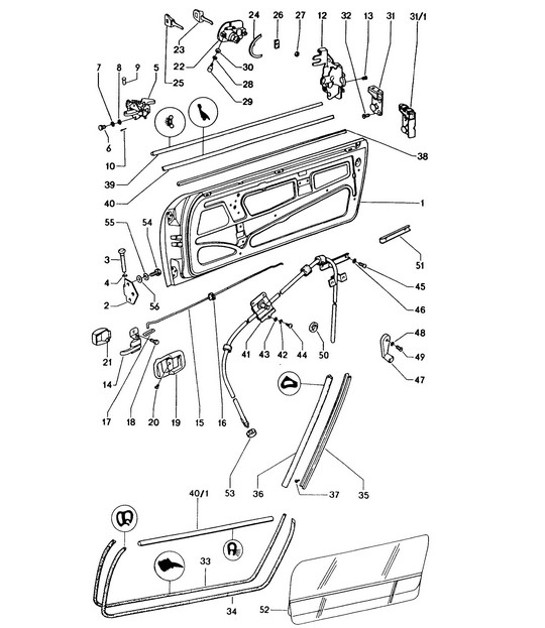 Diagram 804-000 Porsche Cayenne Turbo S 4.5L 2006>> Carrozzeria