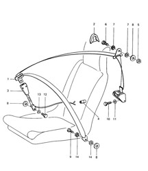 Cintura di sicurezza 914 1970-76