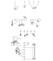 Interruttore / Relè / Clacson 914 1970-71 / 914 1972-76