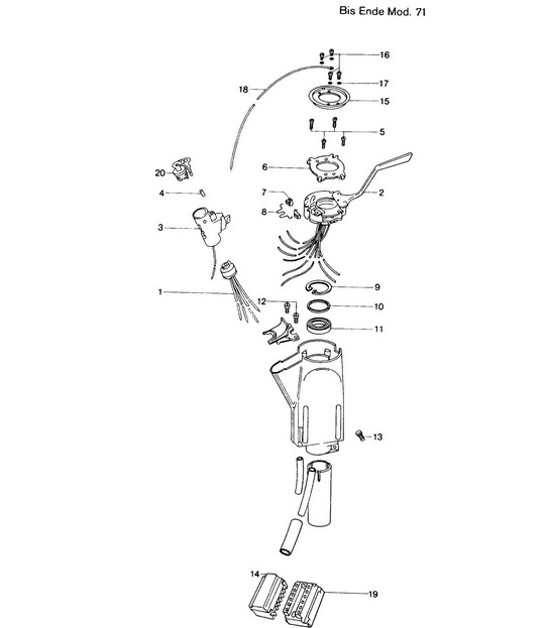 Diagram 903-015 Porsche Cayman S 3.4L 987C 2005-08 Electrical equipment
