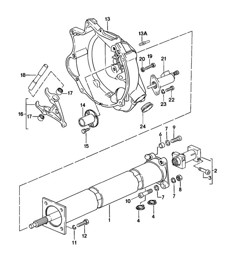 Central tube 924 TURBO 1979