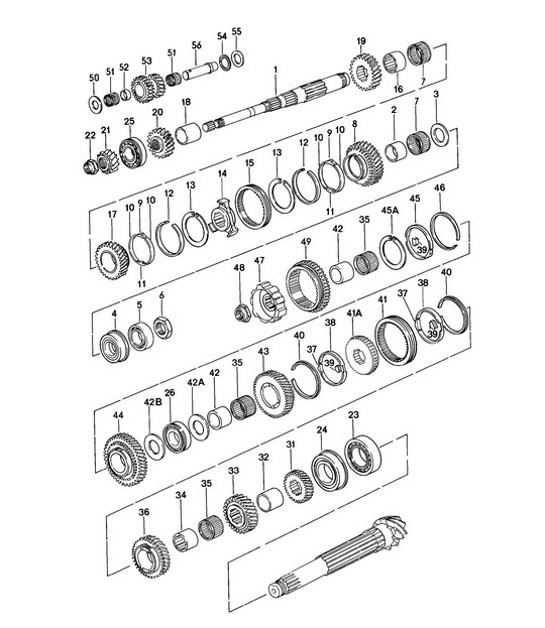 Diagram 303-005 Porsche Macan (95B) MK1 (2014-2018) Transmission