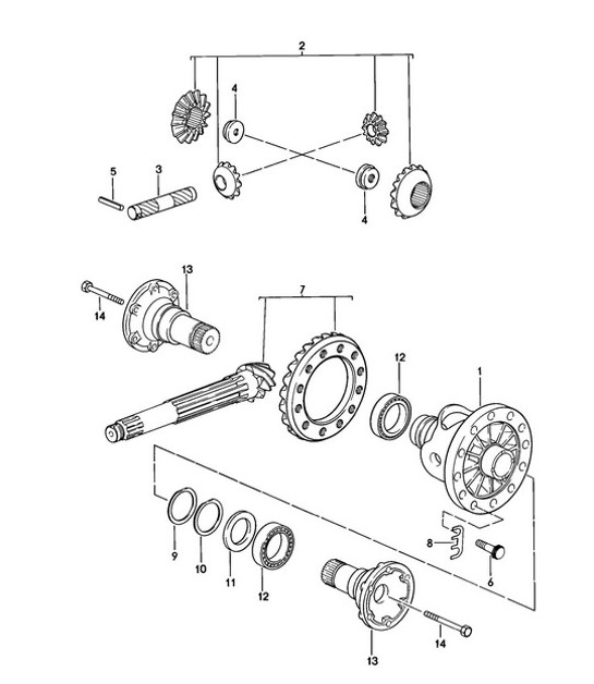 Diagram 305-005 Porsche Cayenne E-Hybrid V6 3.0L 470Hp 