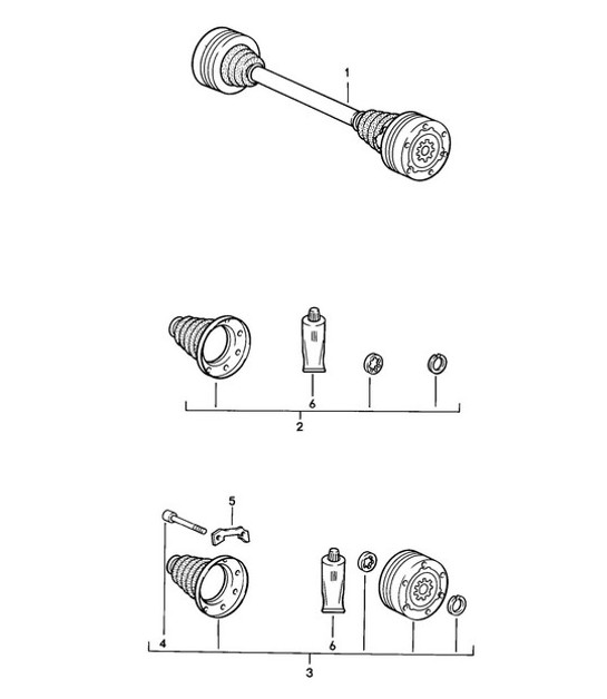 Diagram 501-015 Porsche 997(911)MK1 2005-2008 后轴