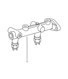 Brake master cylinder 924 1976-79