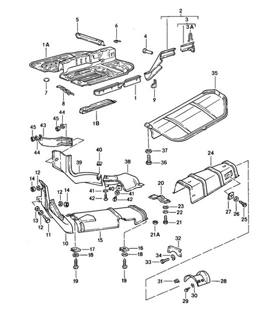 Diagram 801-005 Porsche 997 Carrera 2S 3.8L 2005 年>>  车身