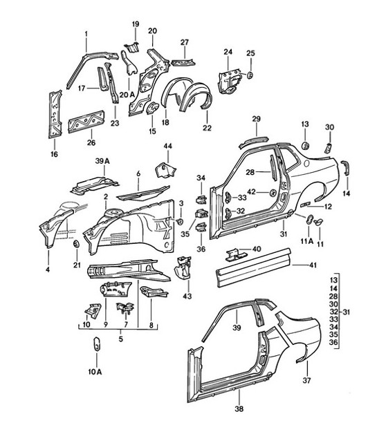 Diagram 801-015 Porsche Cayenne Turbo E-Hybrid Coupe with GT Package V8 4.0 739Hp 