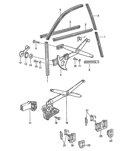 Diagram 804-010 Porsche 997 (911) MK2 2009-2012 Carrosserie