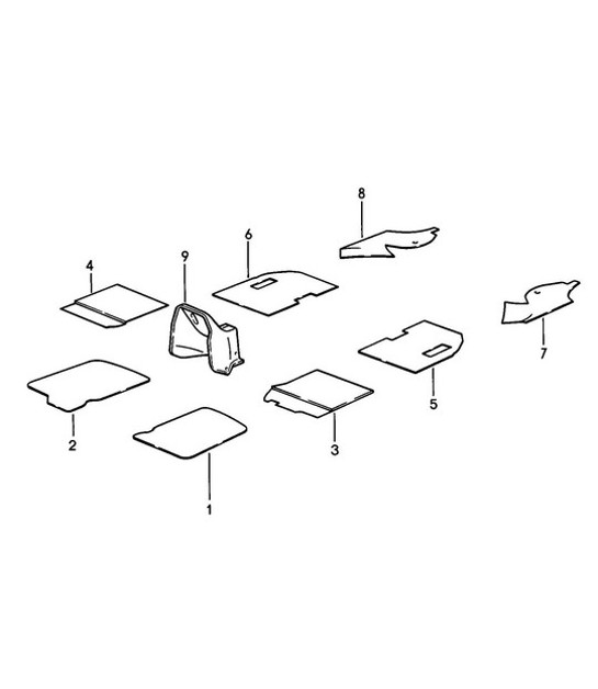 Diagram 807-001 Porsche 991 (911) MK2 2016-2018 Carrosserie