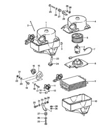 Verdamper / Rechtsgestuurd (M573 Airconditioner) 924 1976-79