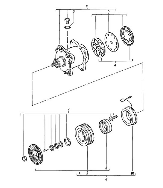 Diagram 813-055 Porsche Cayman S 3.4L 987C 2005-08 Body