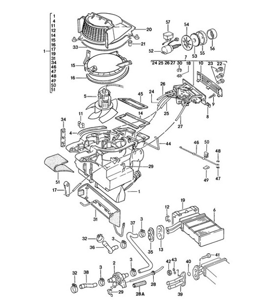 Diagram 813-025 Porsche 996 涡轮 2000-05  车身