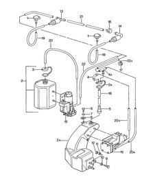 Windscreen washer system 924 >> 1978
