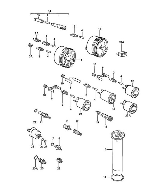 Diagram 906-000 Porsche 卡宴 Turbo S 4.5L 2006>> 电子设备
