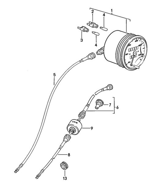 Diagram 906-010 Porsche Cayenne Turbo S 4.5L 2006>> Electrical equipment